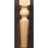 Picioare masă din lemn cu frezări decorative speciale în centru, TL32