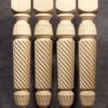 Picioare masă frumoase din lemn cu frezări decorative speciale, TL19