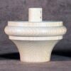 Picior de mobilier din lemn cu parte conică și curbată, GM02